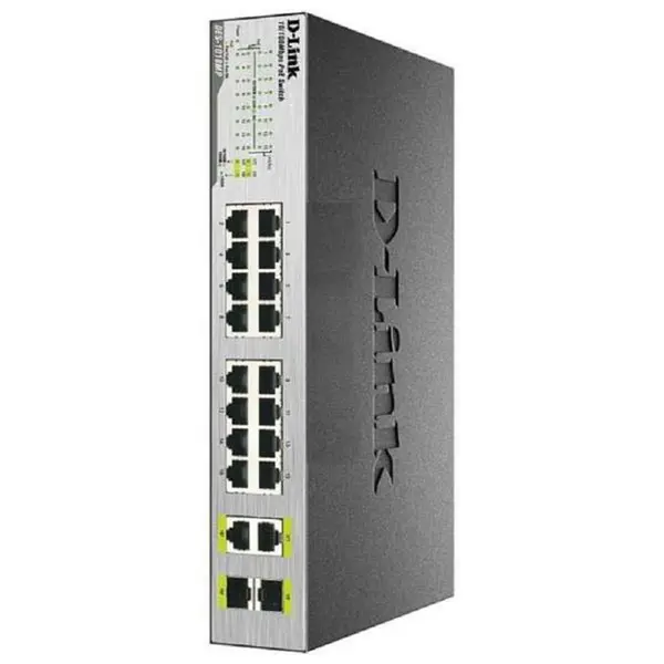 سوئیچ 18 پورت دی لینک مدل دی ایی اس 1018 ام پی D-Link DES-1018MP 18-Port Fast Ethernet PoE Switches with 2 Gigabit Uplink Ports - 3