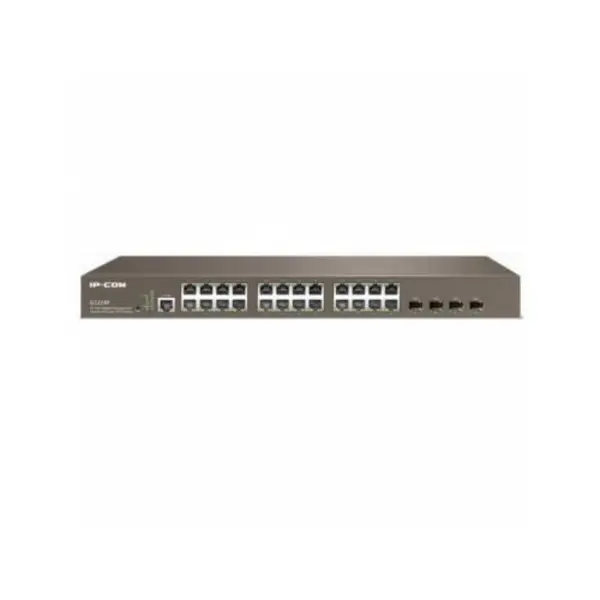 سوئیچ مدیریتی 24 پورت 10/100/1000 آی پی کام G3224P IP-COM