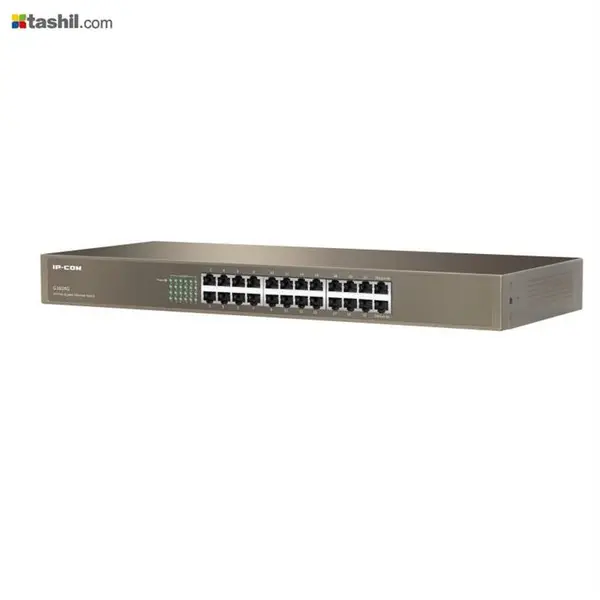 سوئیچ 24 پورت غیر مدیریتی رکمونت آی پی کام G1024G 16-Port Gigabit Unmanaged Rackmount Switch