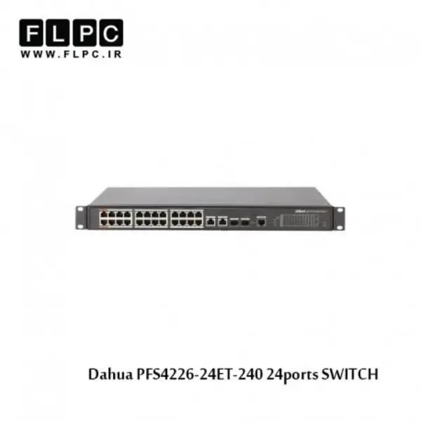سوییچ 24 پورت داهوا مدل PFS4226-24ET-240 - 2