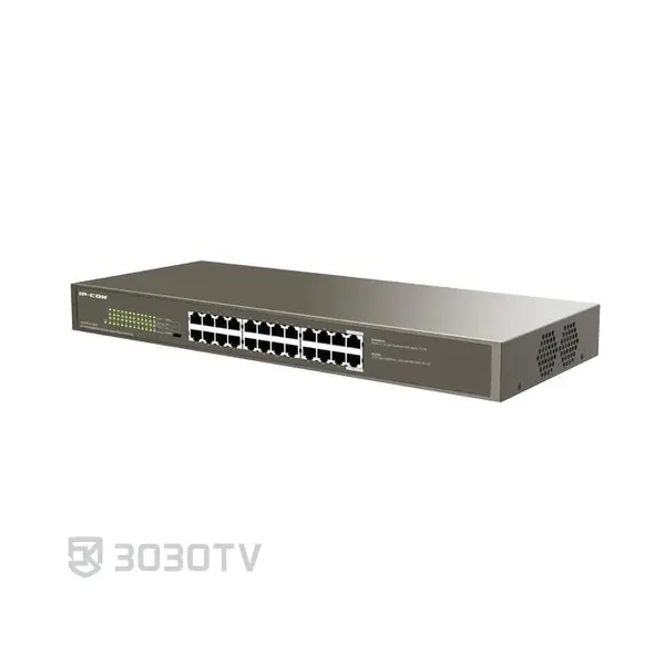 سوییچ 24 پورت گیگابایتی PoE رکمونت مدل g1124P آی پی کام