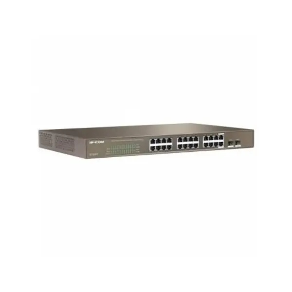 سوئیچ هوشمند 24 پورت گیگ دو پورت SFP کمبو آی پی کام IP-COM G2124T