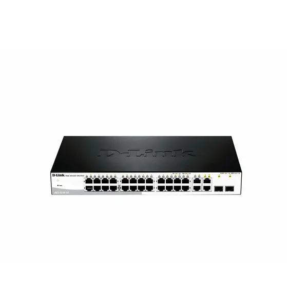 سوئیچ شبکه 28 پورت دی لینک مدل DES-1210-28P - 2