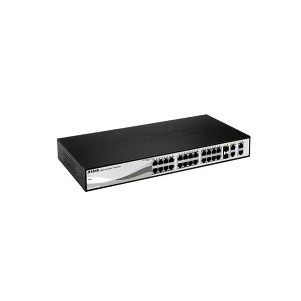 سوئیچ شبکه 28 پورت دی لینک مدل DES-1210-28P - 4