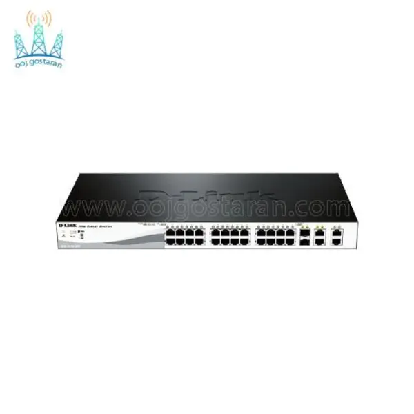 سوئیچ شبکه 28 پورت دی لینک مدل DES-1210-28P - 3