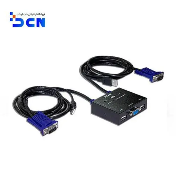 سوییچ دی لینک 2پورت KVM-221 Switch D-Link 2Port KVM-221