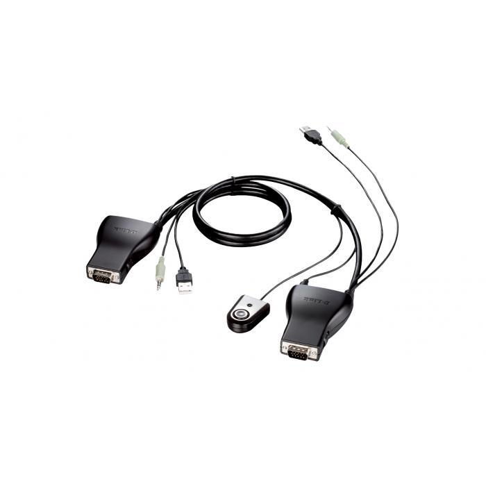 D-Link KVM-222 2-Port USB KVM Switch with Audio Support
