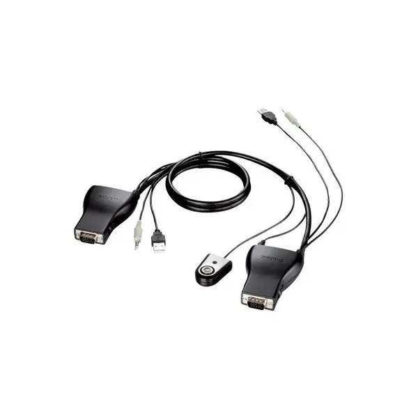 سوییچ 2 پورت USB KVM دی-لینک مدل KVM-222 با جک 3.5 میلی متری صدا D-Link KVM-222 2-Port USB KVM Switch with Audio Support - 2