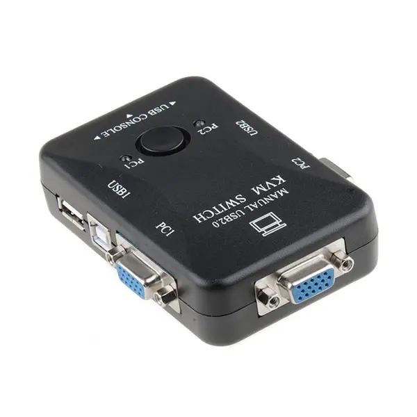 کی وی ام سوییچ 2 پورت V-net مدل Manual USB