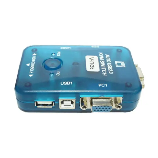 کی وی ام سوییچ 2 پورت V-net مدل Manual USB