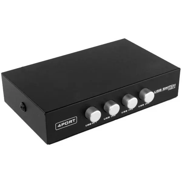دیتاسوئیچ دستی 4 پورت V-net مدل USB