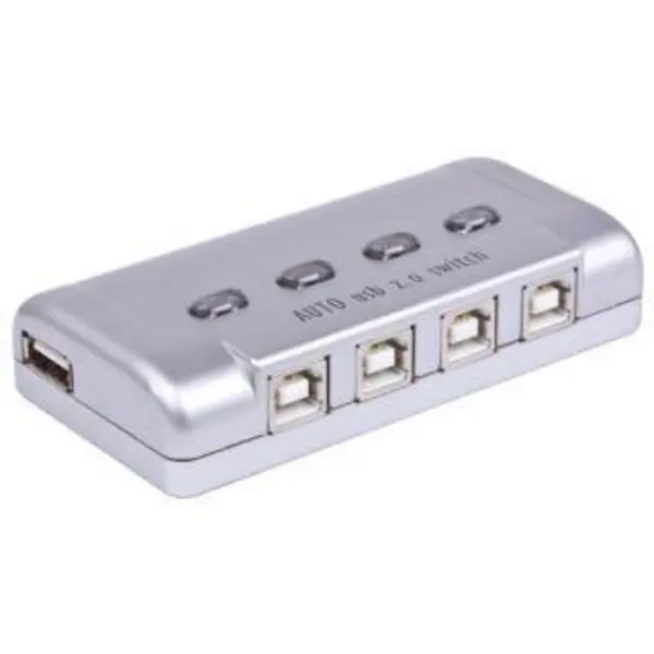 دیتاسوئیچ اتوماتیک 4 پورت V-net مدل USB - 2
