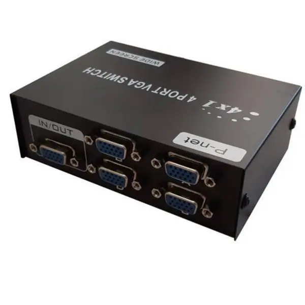 دیتاسوئیچ 4 پورت V-net مدل VGA V-net 4 PORT Data Switch VGA - 3