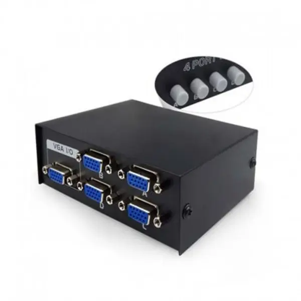 دیتاسوئیچ 4 پورت V-net مدل VGA V-net 4 PORT Data Switch VGA - 4
