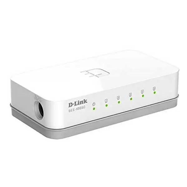 سوییچ 5 پورت غیر مدیریتی اترنت 10,100 دی-لینک DES-1005C