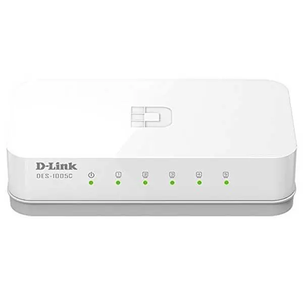 سوییچ 5 پورت غیر مدیریتی اترنت 10,100 دی-لینک DES-1005C - 4