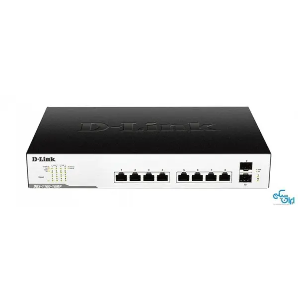 سوئیچ 8 پورت غیر مدیریتی دی لینک دی جی اس 1008 ام پی D-Link DGS-1008MP 8-Port Desktop Gigabit Max PoE Switch - 4