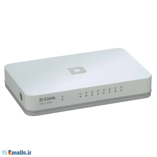 سوییچ 8 پورت گیگابیتی و دسکتاپ دی-لینک مدل DGS-1008A D-Link DGS-1008A 8-Port Gigabit Desktop Switch - 5