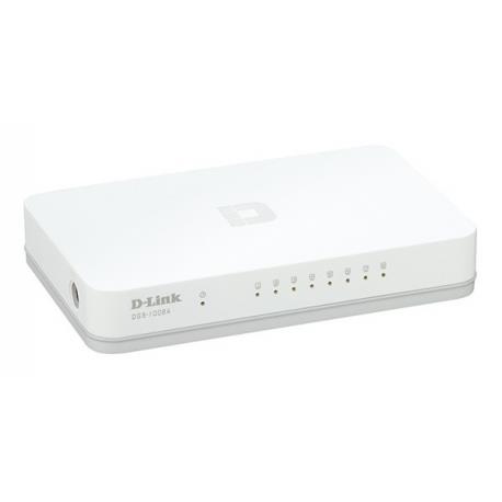 D-Link DGS-1008A 8-Port Gigabit Desktop Switch