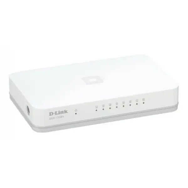 سوییچ 8 پورت گیگابیتی و دسکتاپ دی-لینک مدل DGS-1008A D-Link DGS-1008A 8-Port Gigabit Desktop Switch - 4