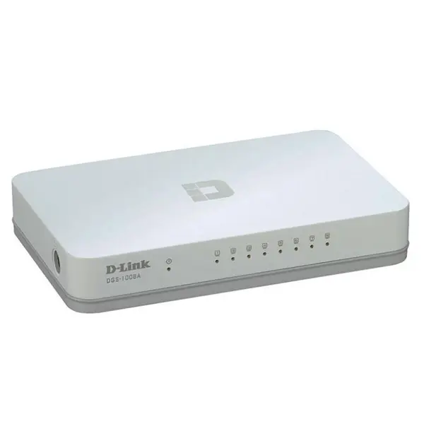 سوییچ 8 پورت گیگابیتی و دسکتاپ دی-لینک مدل DGS-1008A D-Link DGS-1008A 8-Port Gigabit Desktop Switch - 2
