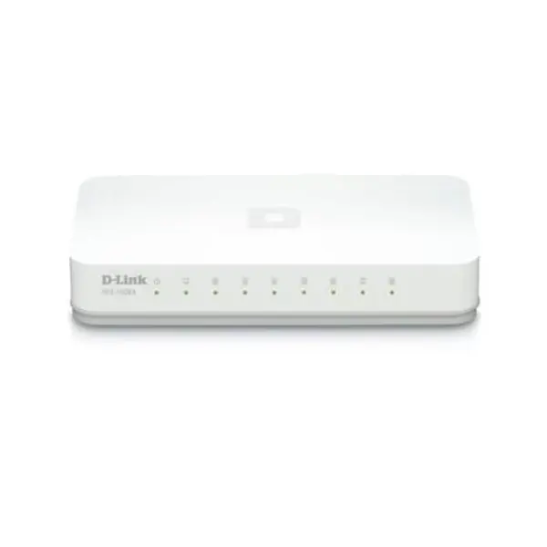 سوییچ 8 پورت گیگابیتی و دسکتاپ دی-لینک مدل DGS-1008A D-Link DGS-1008A 8-Port Gigabit Desktop Switch - 3