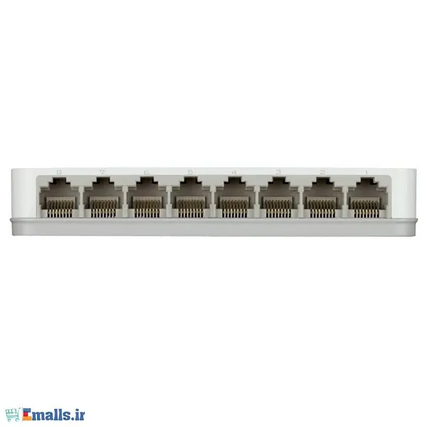 سوییچ 8 پورت گیگابیتی و دسکتاپ دی-لینک مدل DGS-1008A D-Link DGS-1008A 8-Port Gigabit Desktop Switch
