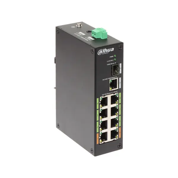 سوئیچ 8 پورت داهوا مدل DH-LR2110-8ET-120 LR2110-8ET-120 8Port Switch - 5