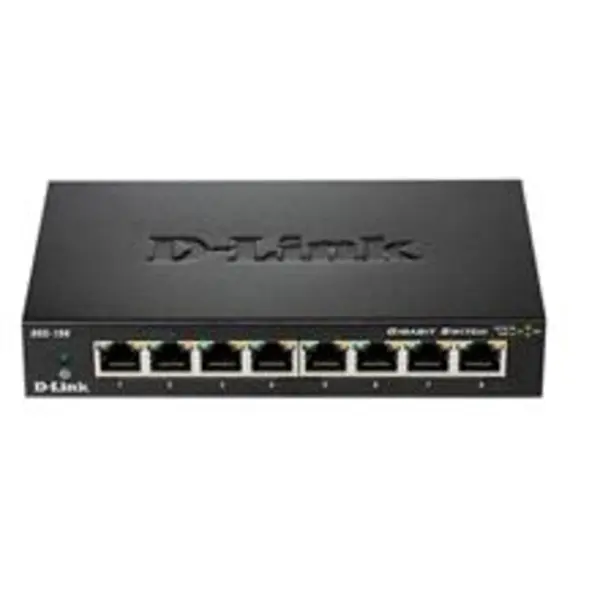 سوئیچ 8 پورت گیگ دی-لینک D-Link DGS-108 D-Link DGS-108 8-Port Gigabit Unmanaged Desktop Switch - 5