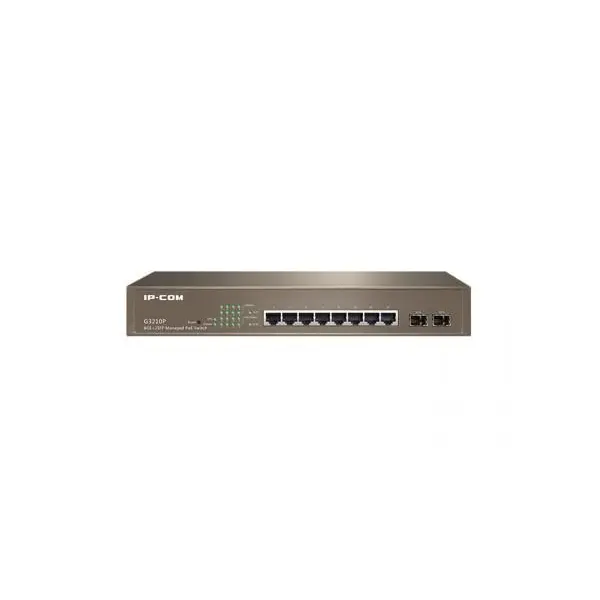 سوییچ 8 پورت گیگابیتی POE آی پی کام مدل IP-COM G3210P