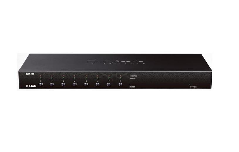 D-Link KVM-440 PS2/USB 8 Port Combo KVM Switch