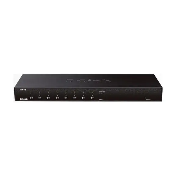 سوییچ 8 پورت PS2/USB دی-لینک مدل KVM-440 D-Link KVM-440 PS2/USB 8 Port Combo KVM Switch