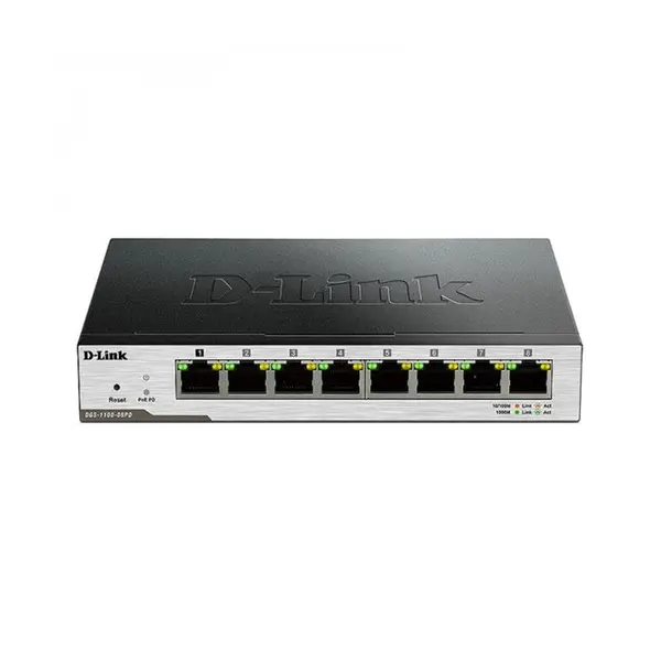 سوییچ مدیریتی هوشمند DGS-1100-08PD Switch: D-Link Managed DGS-1100-08PD - 3