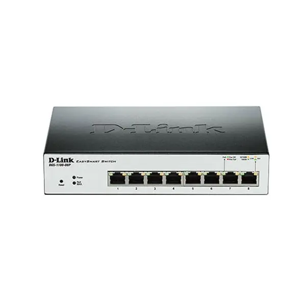 سوییچ مدیریتی هوشمند DGS-1100-08PD Switch: D-Link Managed DGS-1100-08PD - 2