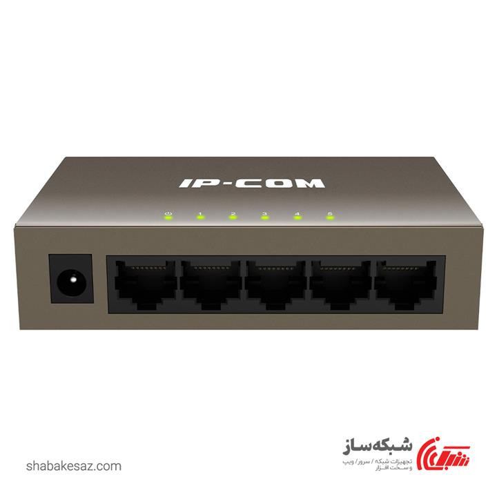 سوئیچ شبکه آی پی کام IP-Com F1005 دسکتاپ 5 پورت 10/100Mbps فلزی