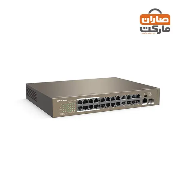 سوئیچ آی پی کام IP-Com F1126P رکمونت 24 پورت 10/100Mbps POE