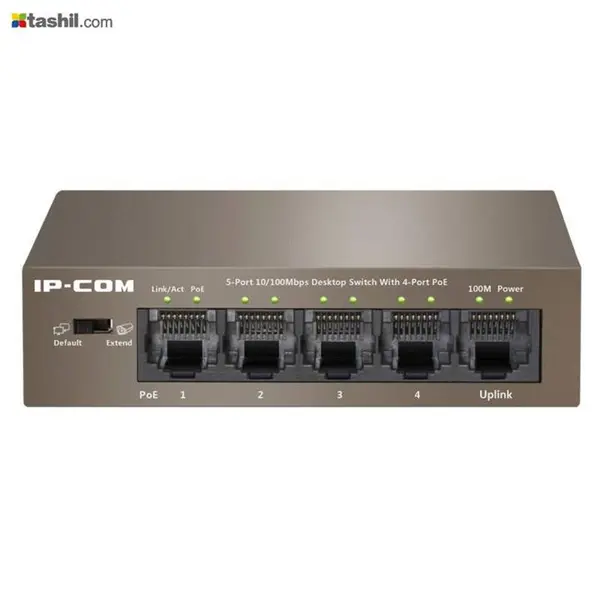 سوئیچ POE چهار پورت غیرمدیرتی آی پی کام IP-COM F1105P