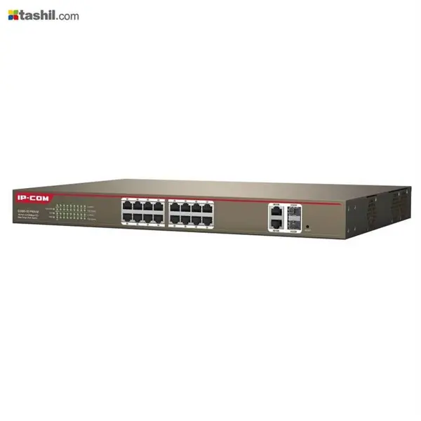 سوئیچ POE شانزده پورت هوشمند آی پی کام IP-COM F1218P