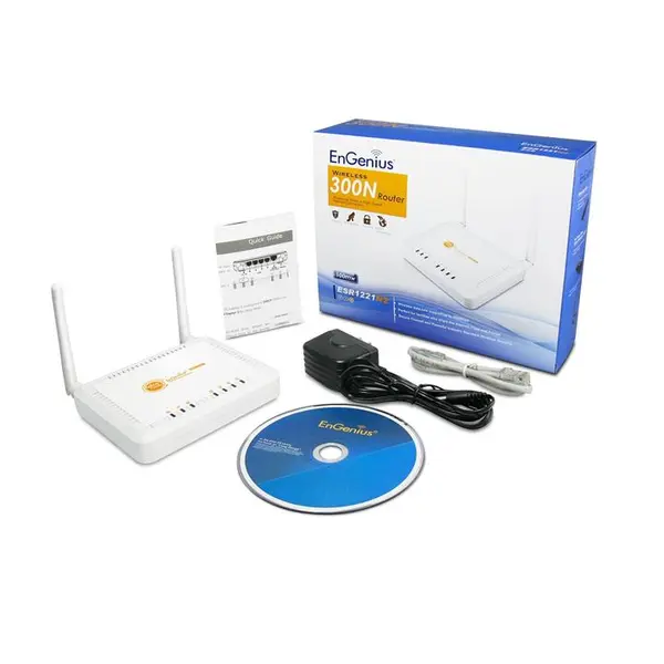 روتر بی سیم ان جنیوس 1221 ان 2 EnGenius ESR1221N2 300Mbps Wireless N Router - 4
