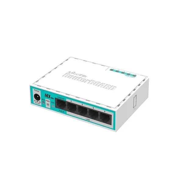 روتر شبکه 5 پورت میکروتیک مدل hEX lite MikroTik RB750r2 hEX lite - 2