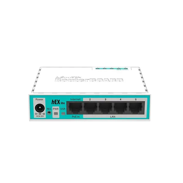 روتر شبکه 5 پورت میکروتیک مدل hEX lite MikroTik RB750r2 hEX lite - 3