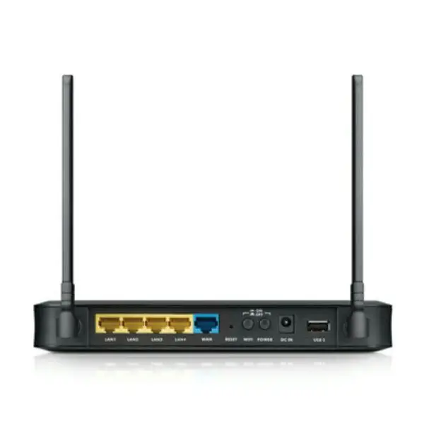 روتر دوبانده بی سیم زایکسل مدل ان بی جی 6616 ZyXEL NBG6616 Simultaneous Dual-Band Wireless AC1200 Media Router