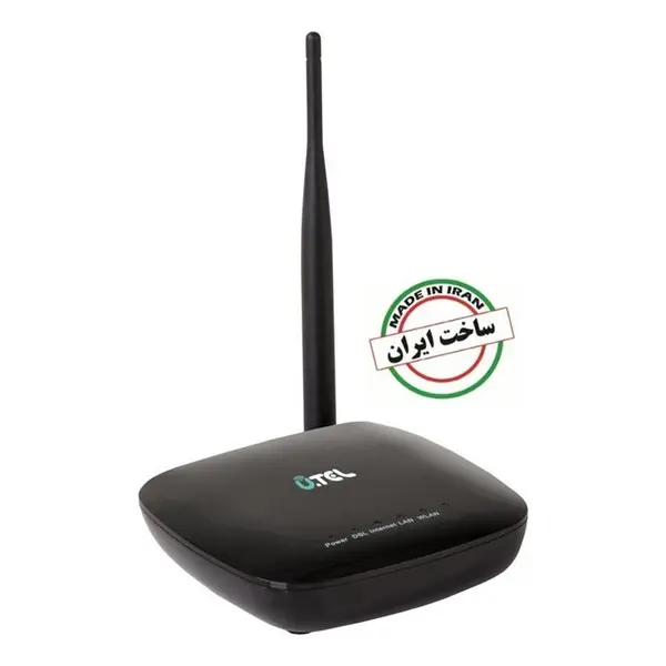 مودم روتر بیسیم یوتل مدل ای 151 مودم روتر بی سیم تک پورت تک آنتن یوتل A151 U.TEL - 2