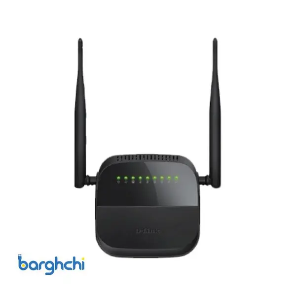 مودم روتر ADSL2 Plus بی سیم N300 دی لینک مدل DSL-124 New D-Link DSL-124 Wireless N300 ADSL2+ Modem Router