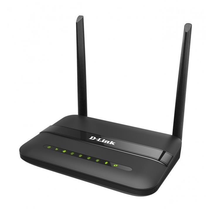 مودم روتر ADSL2 Plus بی سیم N300 دی لینک مدل DSL-124 New D-Link DSL-124 Wireless N300 ADSL2+ Modem Router