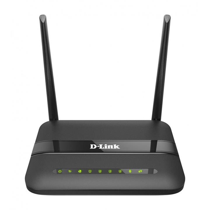 مودم روتر ADSL2 Plus بی سیم N300 دی لینک مدل DSL-124 New D-Link DSL-124 Wireless N300 ADSL2+ Modem Router