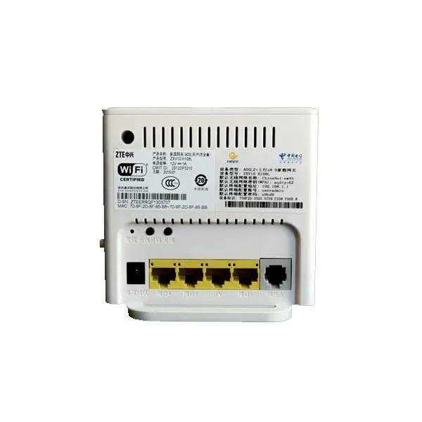 مودم روتر بی سیم چهار پورت ADSL زد تی ای مدل ZXV10 H108L - 3