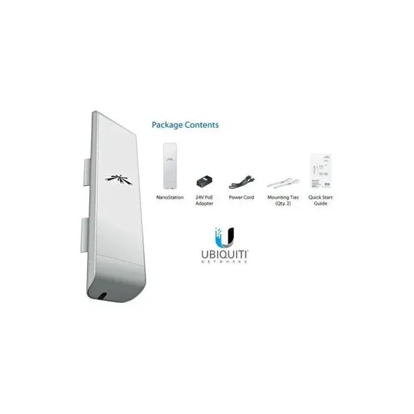 روتر و اکسس پوینت رادیو وایرلس CPE یوبیکیوتی NanoStation M5 Ubiquiti NanoStation M5 - 2