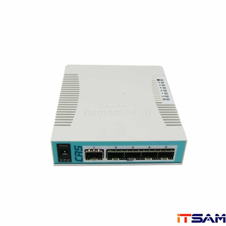 کلود روتر سوییچ میکروتیک مدل CRS106-1C-5S MikroTik Cloud Router Switch CRS106-1C-5S