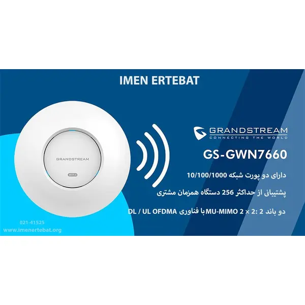 اکسس پوینت گرنداستریم مدل GWN7660 Grandstream GWN7660 Access point
